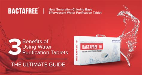 benefits of water purification tablets