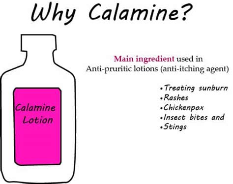 benefits of calamine lotion