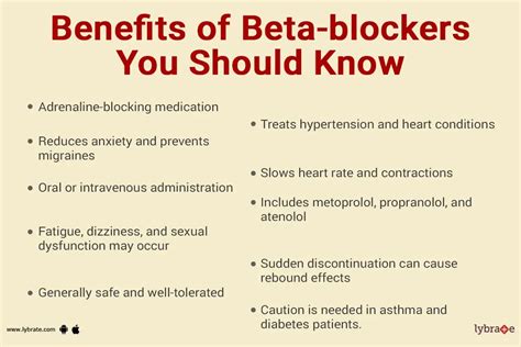 beta blockers benefits