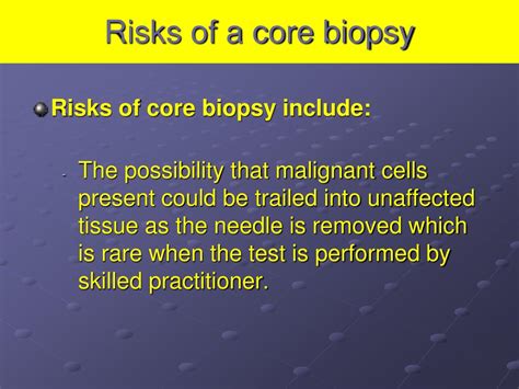 Breast Cancer Biopsy Risks