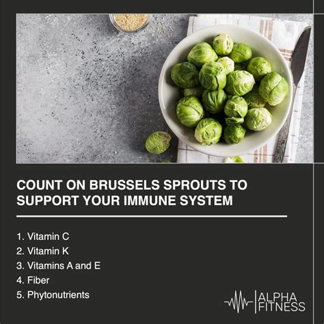 Brussels sprouts immune function