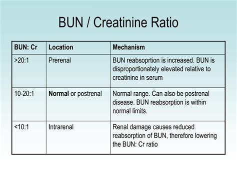 bun ratio conclusion