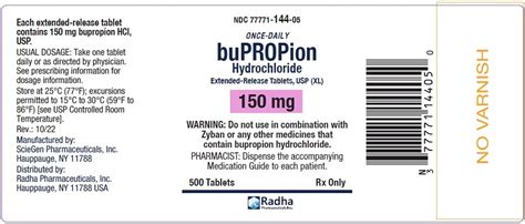Bupropion XL Dosage and Administration