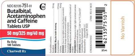 Butalbital Acetaminophen Medication