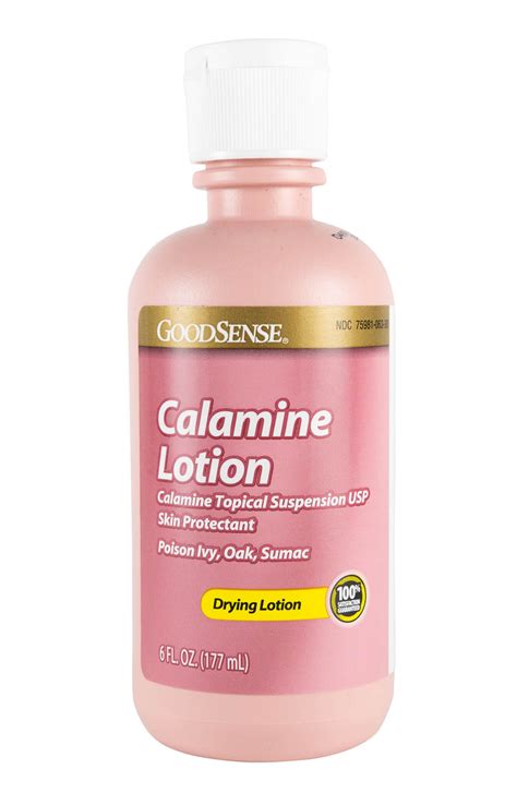 Calamine lotion for skin irritations