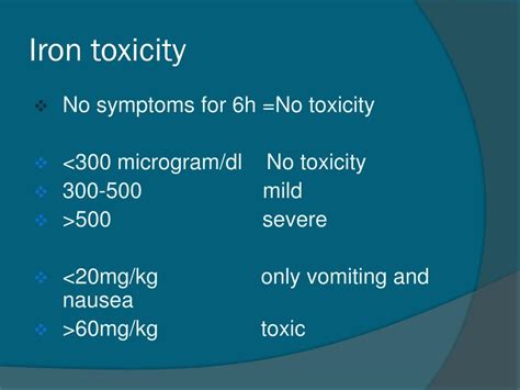 Causes and Risk Factors of Iron Poisoning