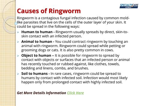 causes of ringworm
