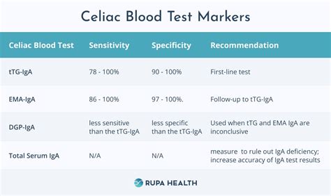 Celiac disease blood tests
