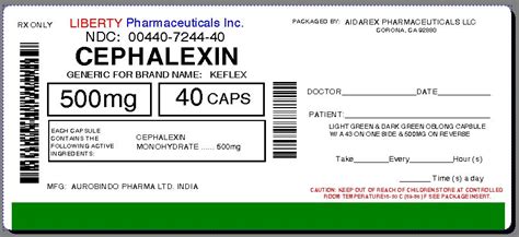 Cephalexin overdose