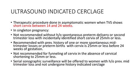 cervical cerclage procedure