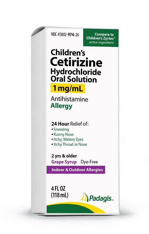 Cetirizine HCl and children