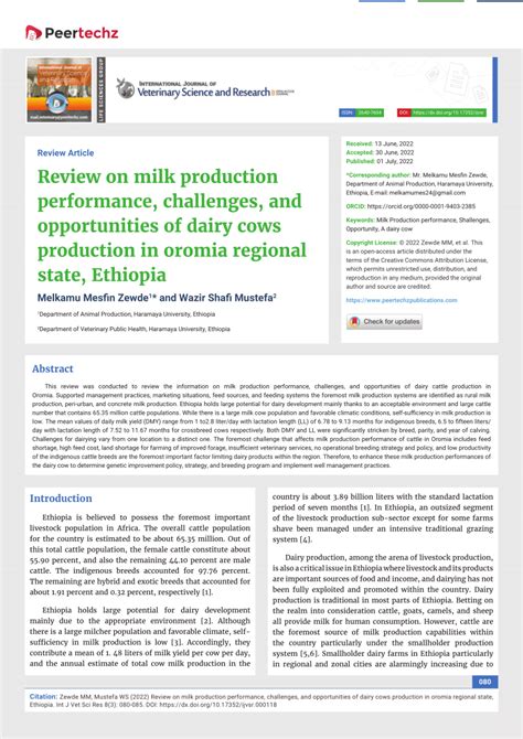 challenges and opportunities in milk production