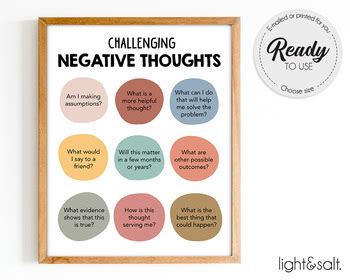 Challenging Negative Thoughts