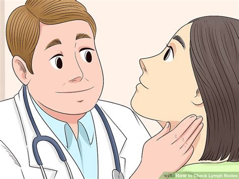 checking lymph nodes