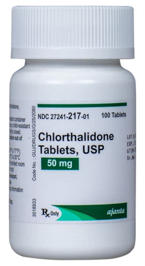 Chlorthalidone medication