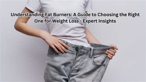 choosing the right fat burner