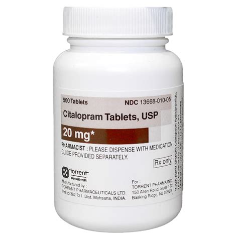Citalopram medication