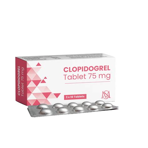 Clopidogrel 75mg tablets