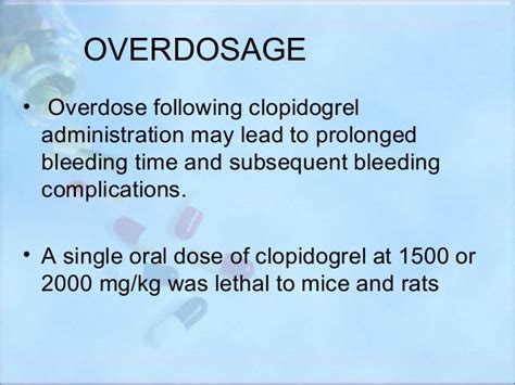 Clopidogrel Overdose
