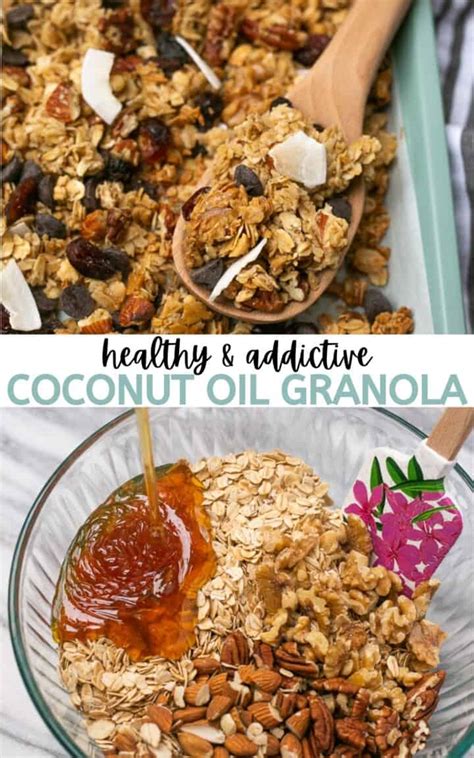 coconut oil granola