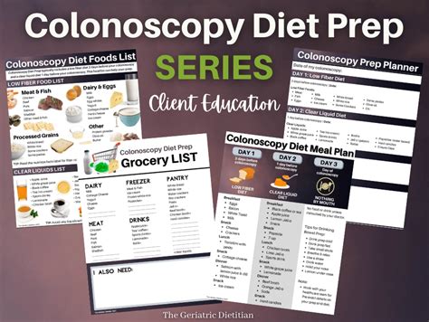 colonoscopy prep diet