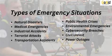 common emergency situations