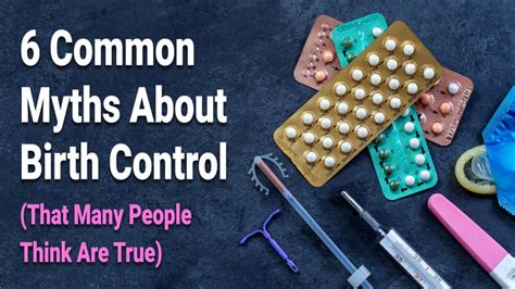 common misconceptions about birth control