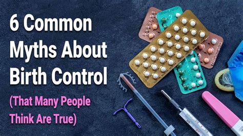 common myths about birth control patches