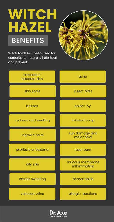 Common Side Effects of Witch Hazel