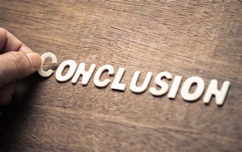 conclusion and next steps