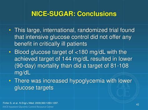 conclusion blood sugar