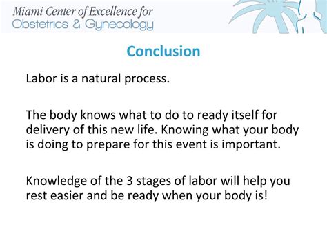 Conclusion Labor