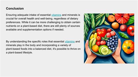 conclusion vegetable-based diet