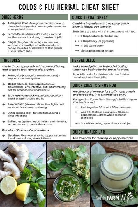Conventional Treatments for Cold and Flu