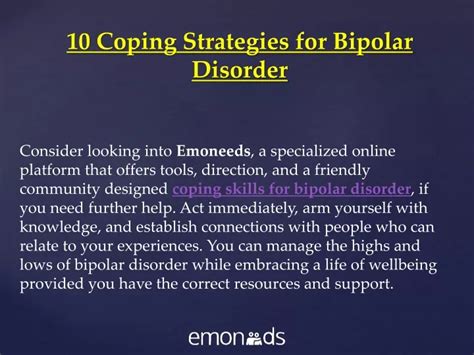 Coping with Bipolar 1 Disorder