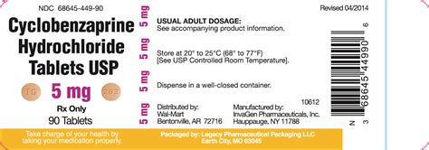 cyclobenzaprine dosage