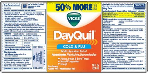 Dayquil dosage for different age groups