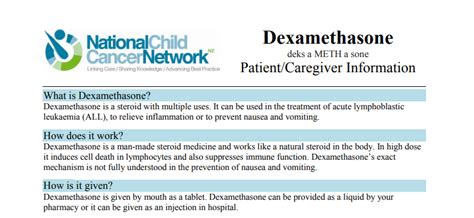Dexamethasone Overdose