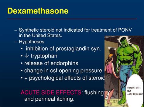 Dexamethasone side effects