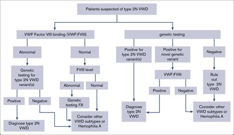 Diagnosis and testing for von Willebrand disease