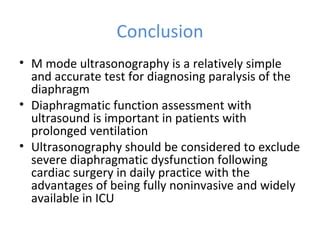 diaphragm conclusion