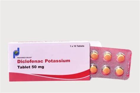 Diclofenac Potassium 50mg Tablets
