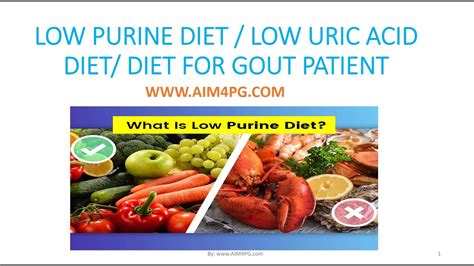 Dietary Sources of Purines