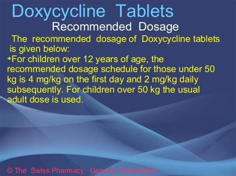 Doxycycline and Children