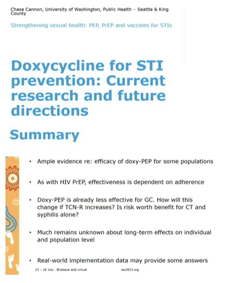 Doxycycline Future Directions