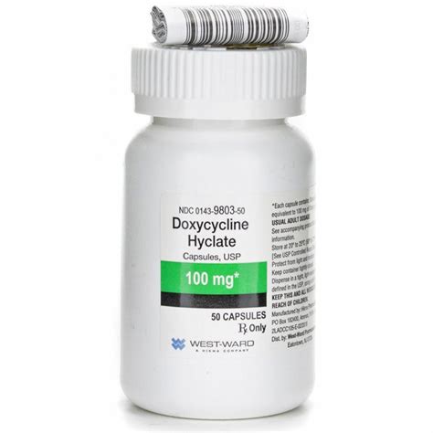 Doxycycline Hyc 100mg and acne treatment