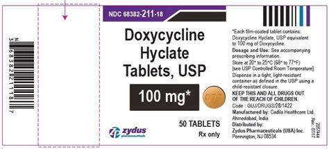 doxycycline hyclate 100mg uses
