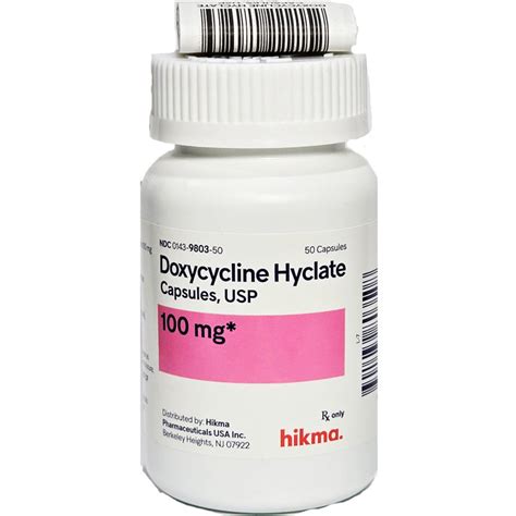 Doxycycline Hyclate Factors Contributing to Side Effects