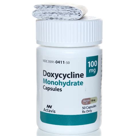 Doxycycline Mono 100mg Cap
