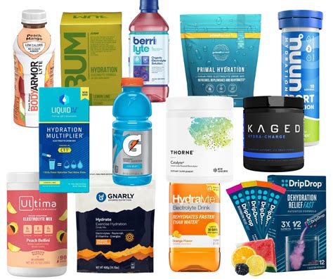 electrolyte-rich beverages